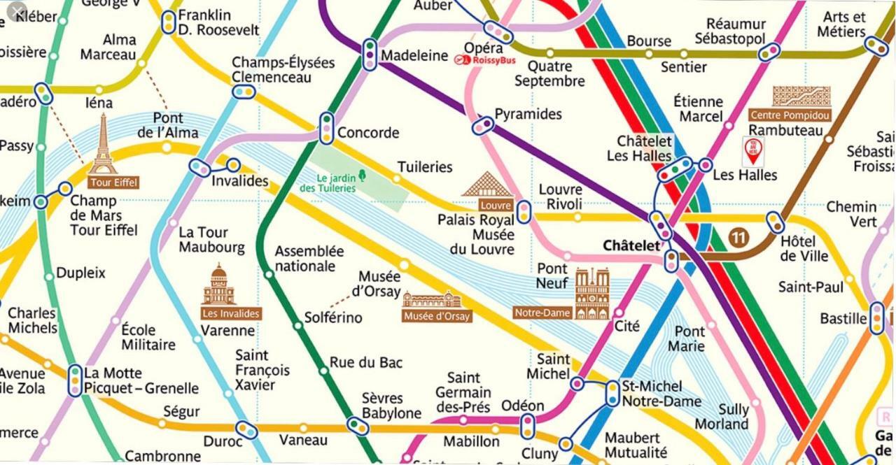 50M2 Rue Rambuteau/Pompidou/Marais/Hotel De Ville Paris Eksteriør billede