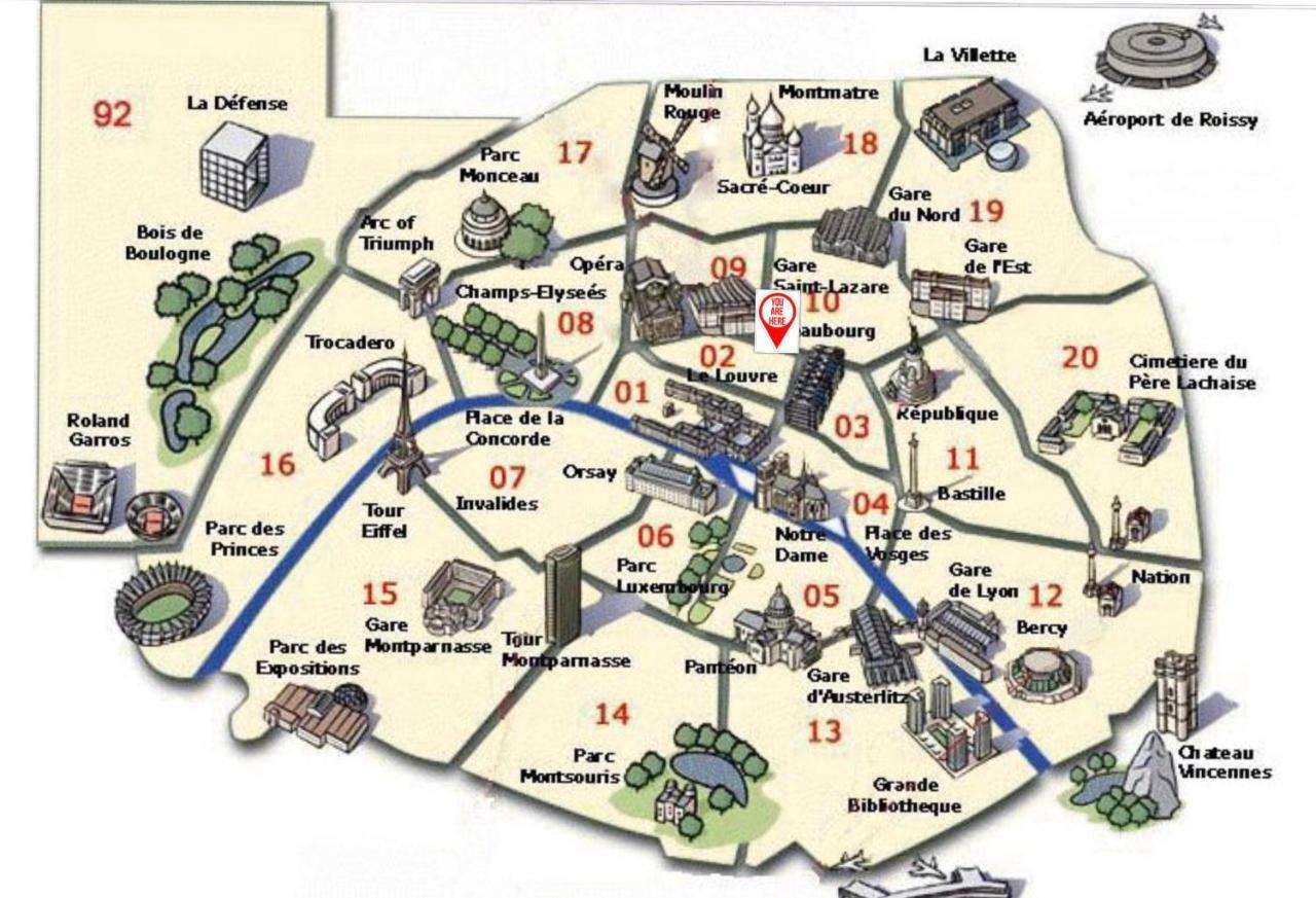 50M2 Rue Rambuteau/Pompidou/Marais/Hotel De Ville Paris Eksteriør billede