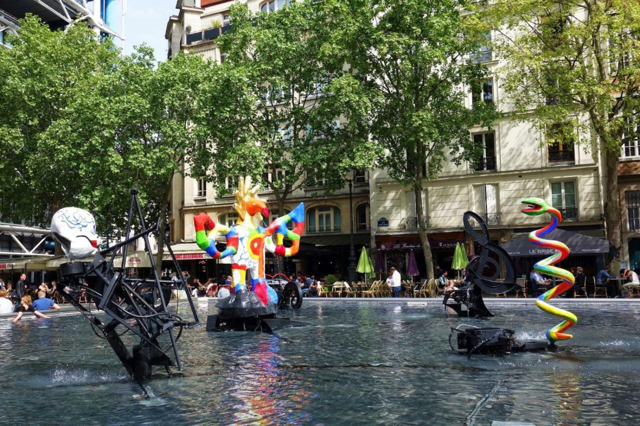 50M2 Rue Rambuteau/Pompidou/Marais/Hotel De Ville Paris Eksteriør billede